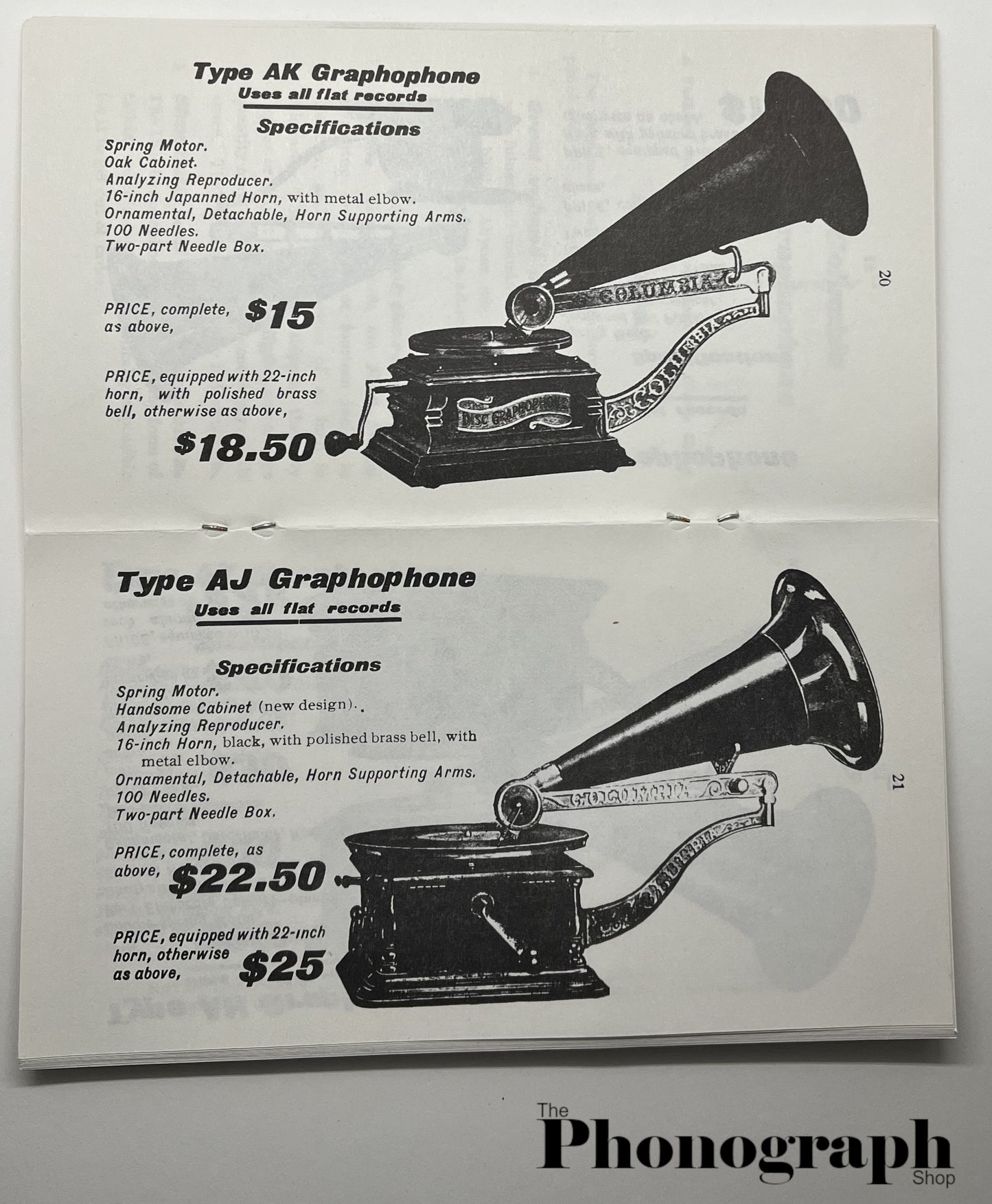 Columbia Graphophone Catalog (1904) - Reprint