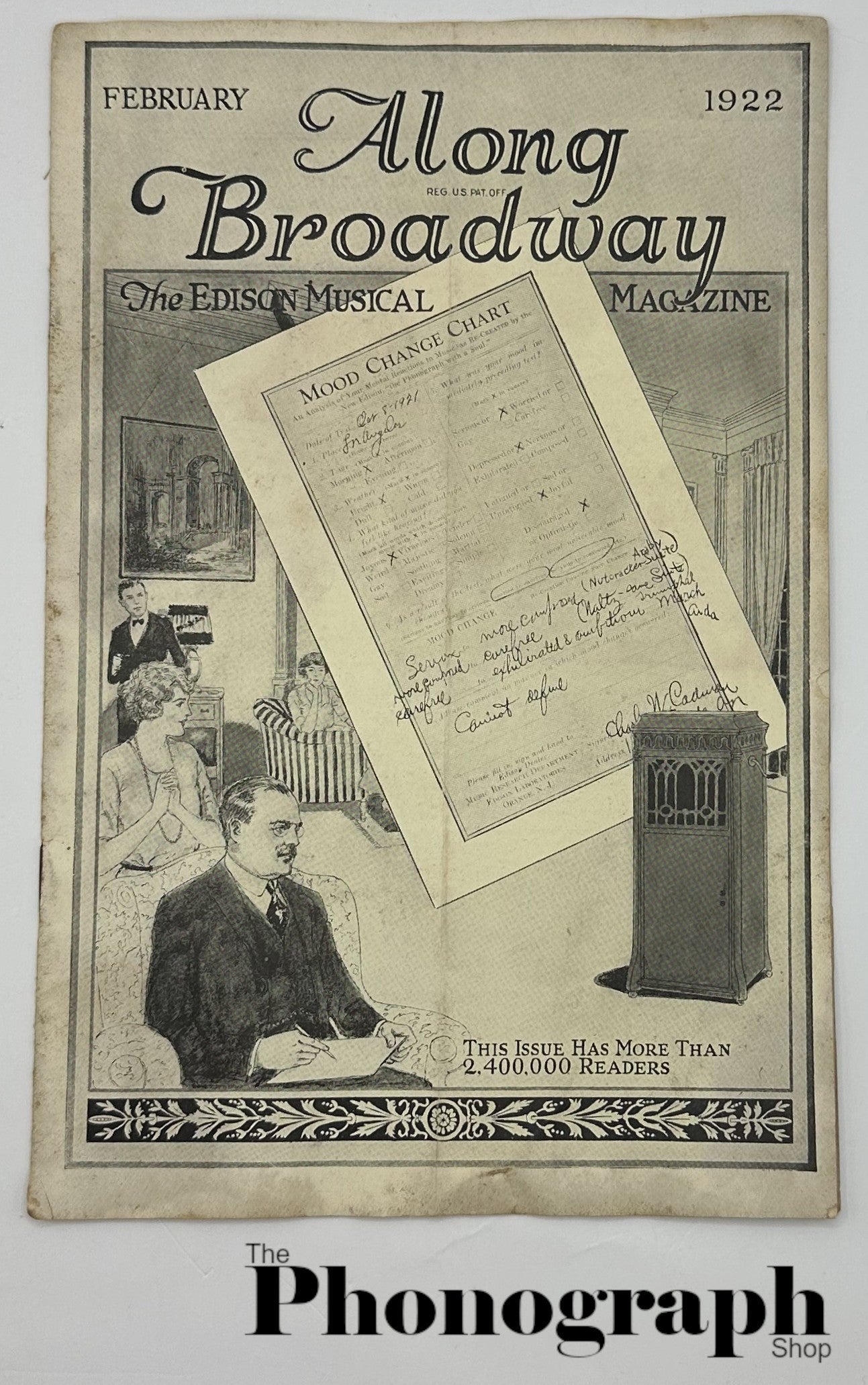 Along Broadway 'The Edison Musical Magazine' February 1922 (MED-EPH-ABIX-192202-O)