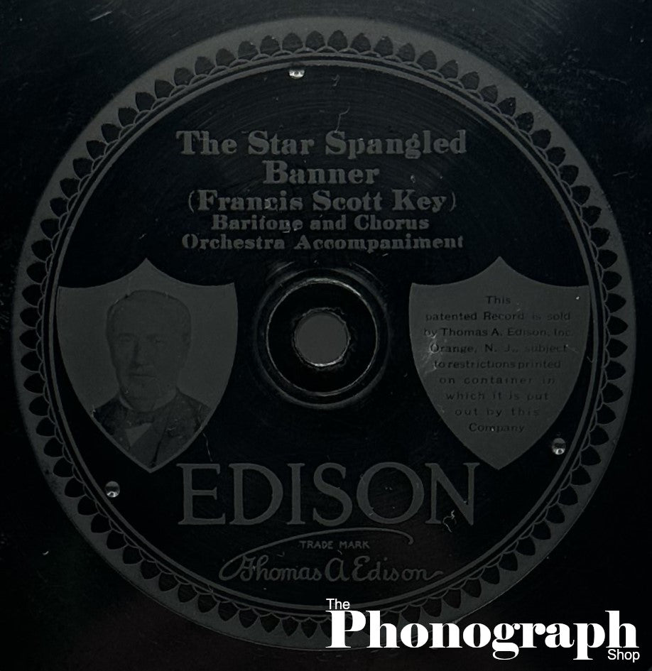 Edison Diamond Disc Record The Star Spangled Banner / America (80172)