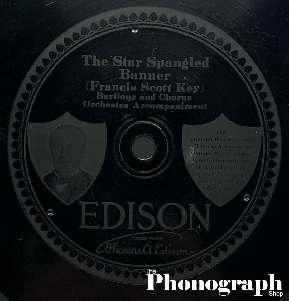 Edison Diamond Disc Record The Star Spangled Banner / America (80172)
