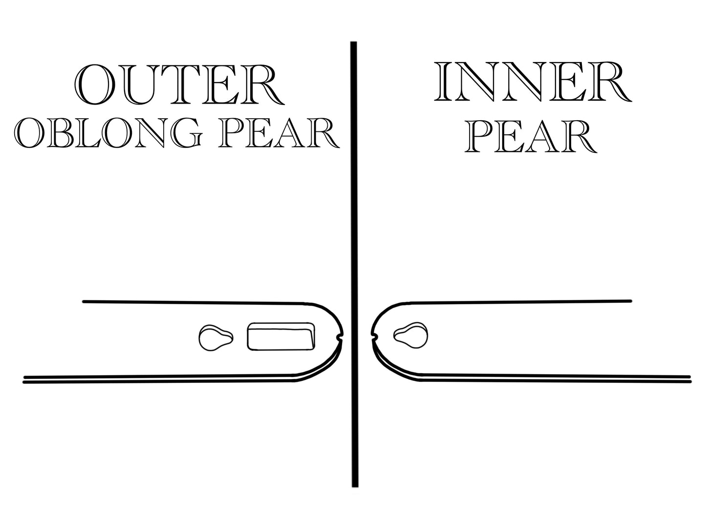 Main Spring 1" (1) x .025" x 9' Combination Oblong & Pear/Pear
