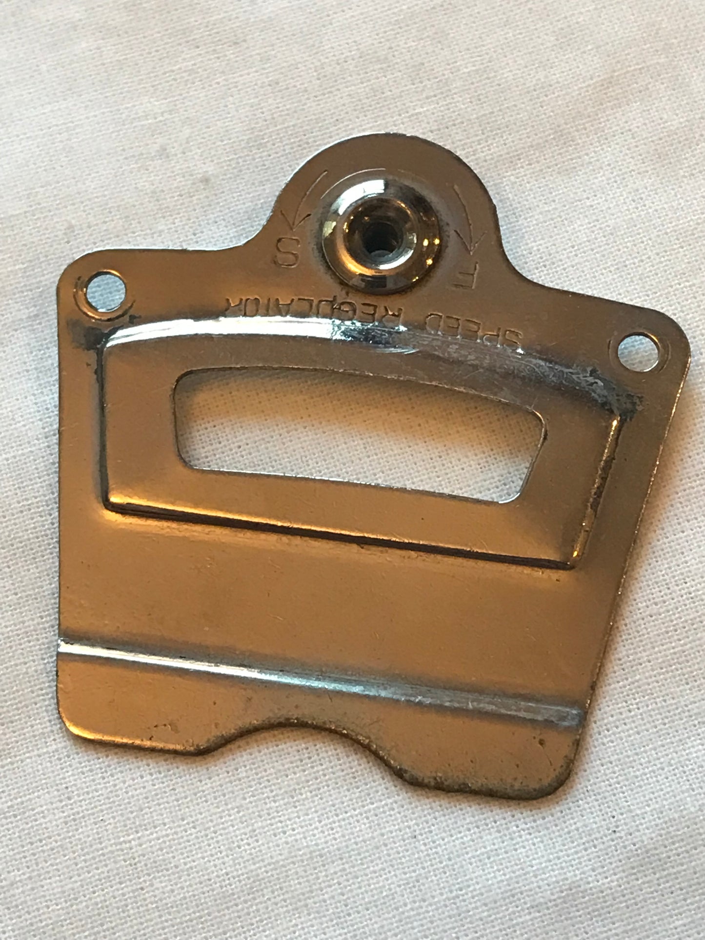 "Certified Original" Victor Speed Indicator and Regulating Plate - Gold (553GP)