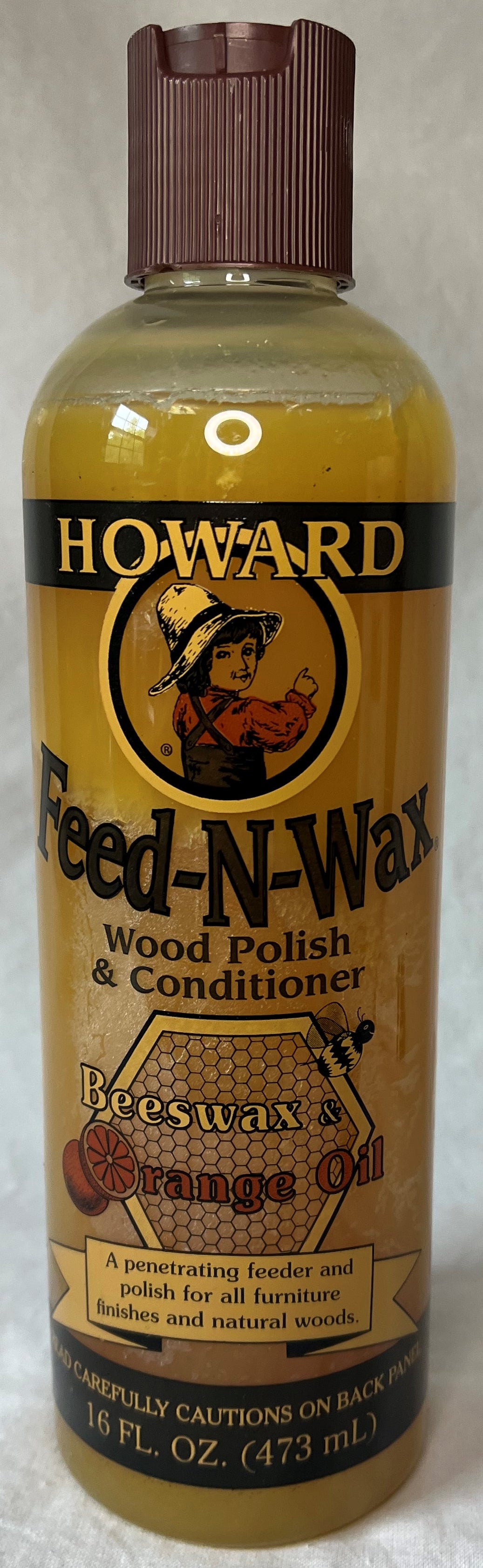 Howard 16 oz. Feed-N-Wax Wood Polish