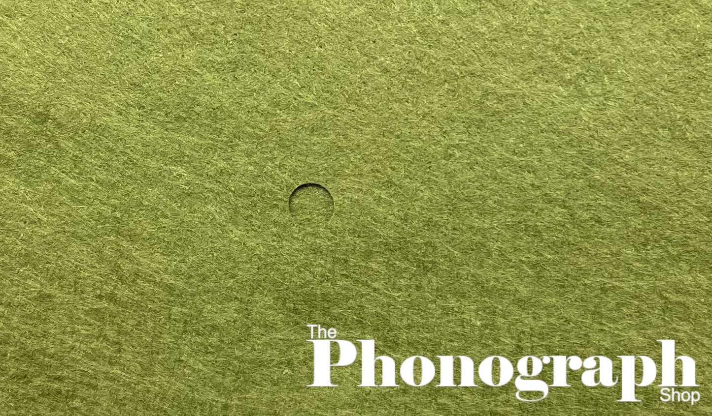 Edison Diamond Disc Turntable Felt Precut 11 1/2" Light Green (14132BLGN)