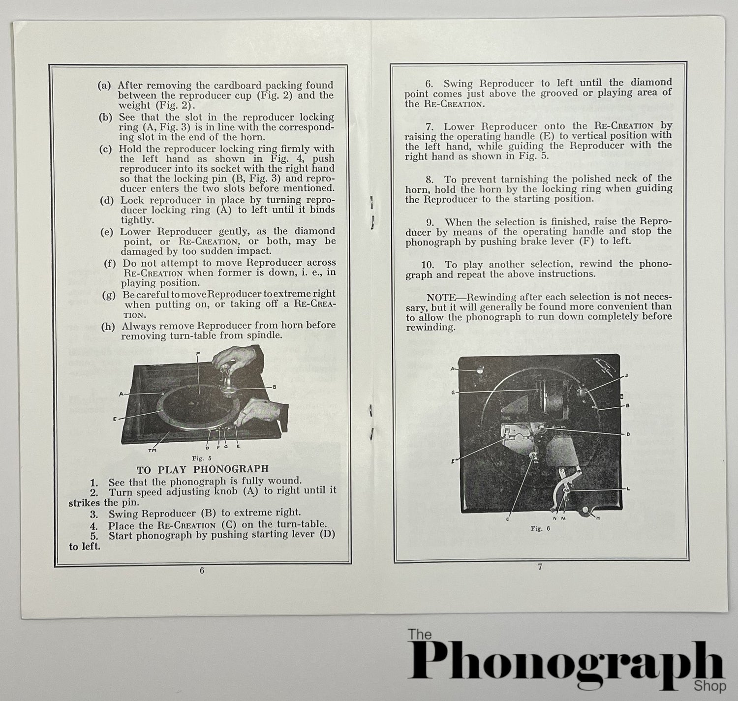 Edison Diamon Disc Instruction Manual from 1920 (15230-132M-2003) - Re ...