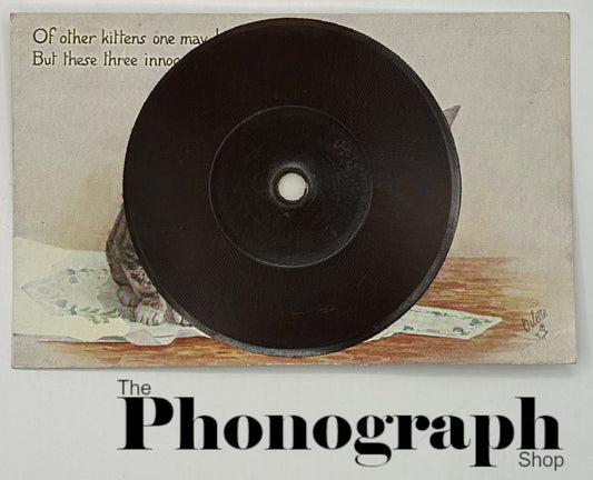 Tuck's Gramophone Record Post Card Many Happy Returns of the Day (8888-7-O)