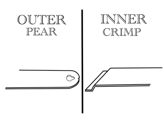 Columbia Main Spring 1" x 0.022" x 10' 6" Pear/Crimp 1/2" Arbor (PK07A-R)