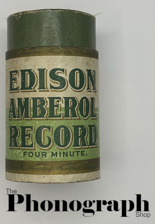 Edison Amberol Cylinder Record Box [Empty] [No Lid] (AM001-O)