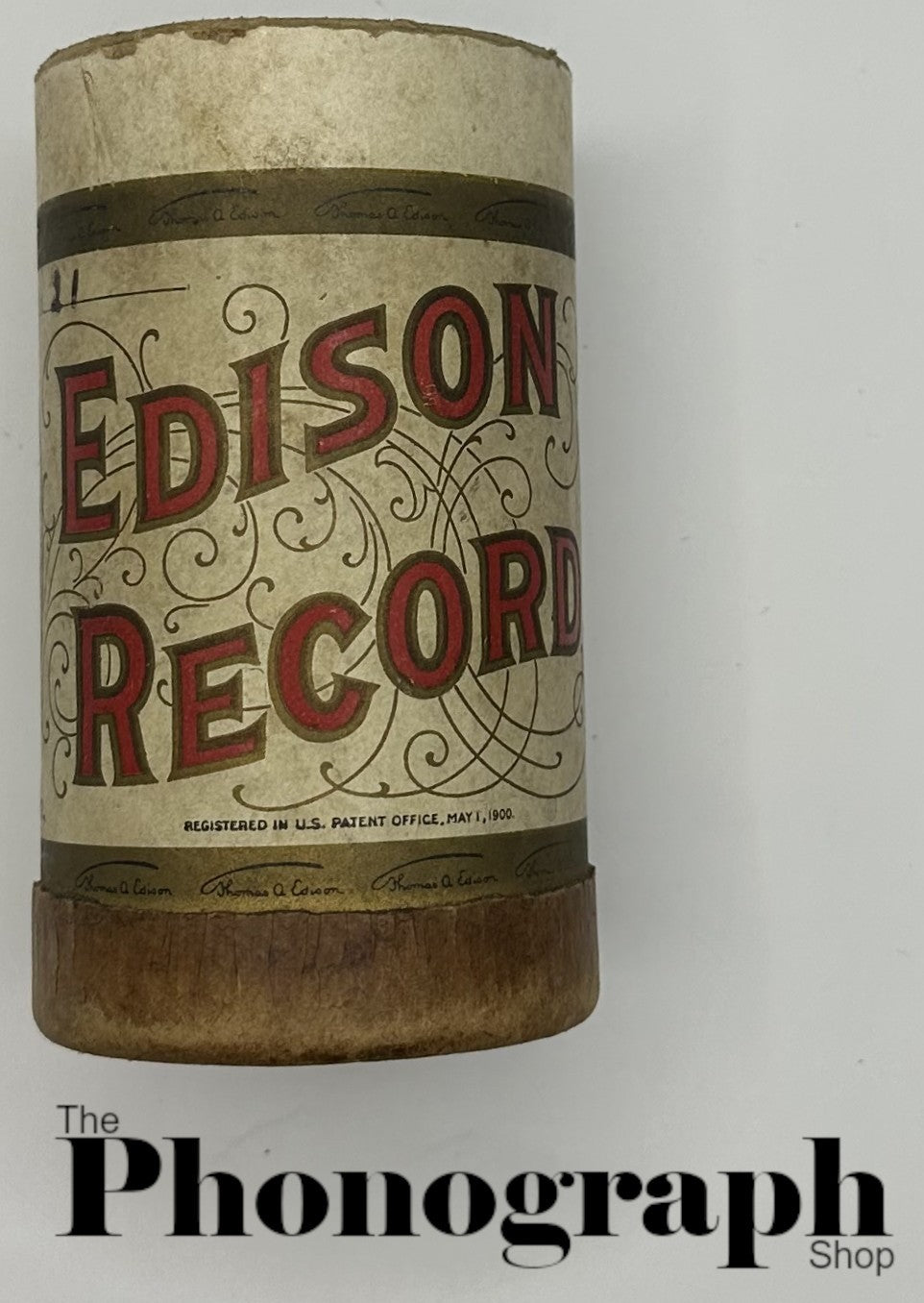 Edison Record Cylinder Record Box [Empty] [No Lid] (ER001-O)