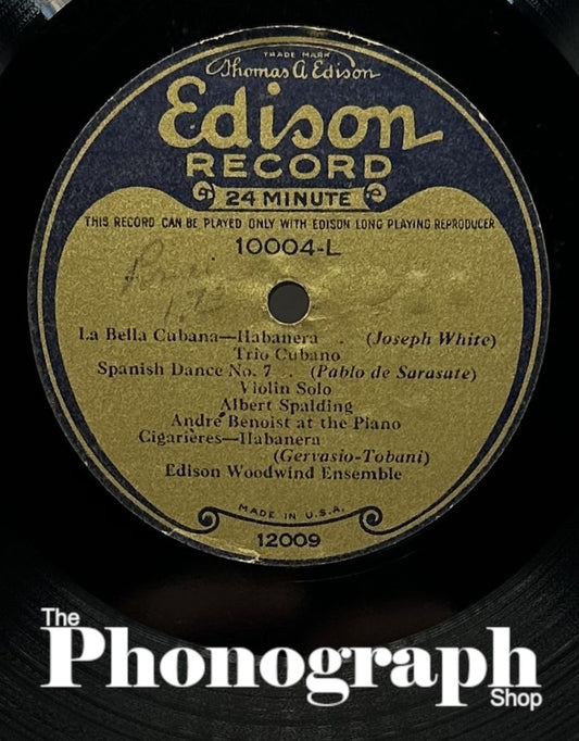 Edison Diamond Disc Record Egmont Overture [Long Play] (10004-E)