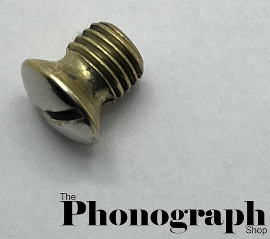 "Certified Original" Victor Sound Box Crook Screw - Nickel