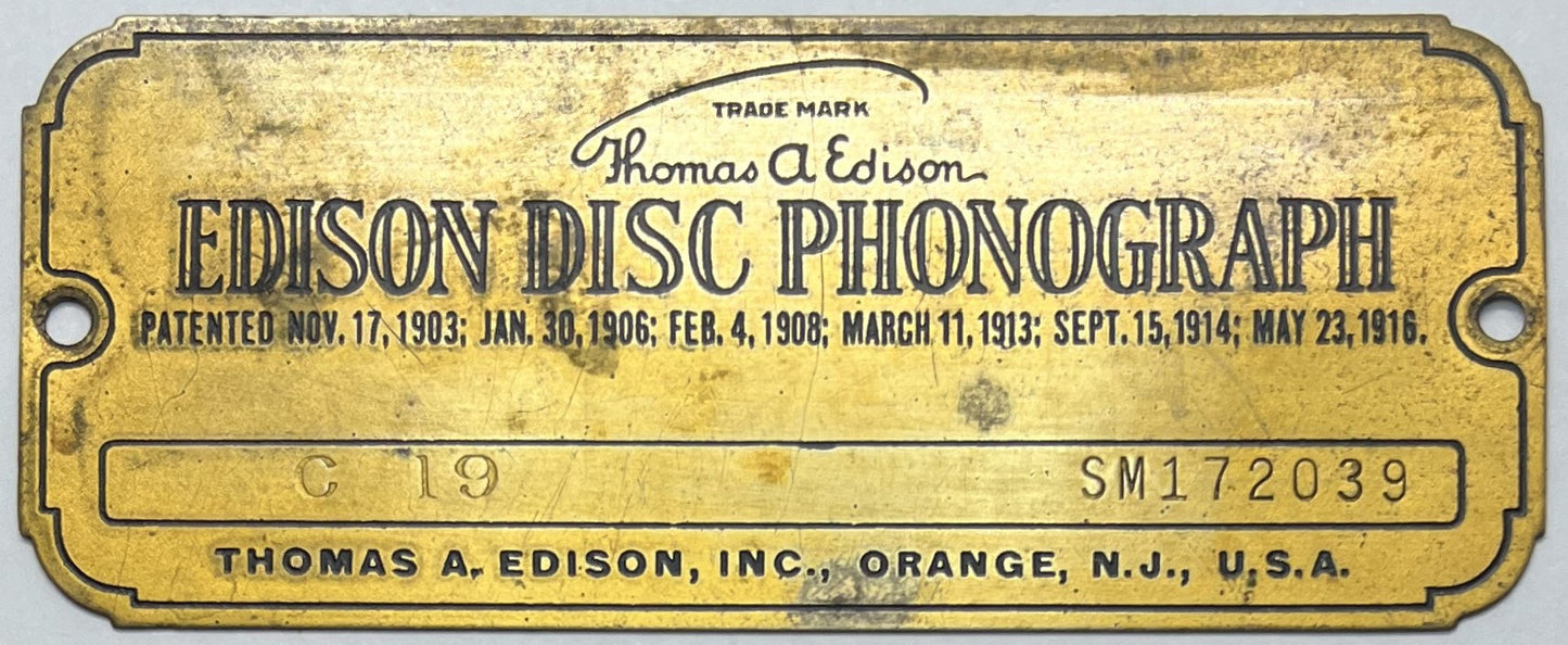 Edison C-19 ID Tag
