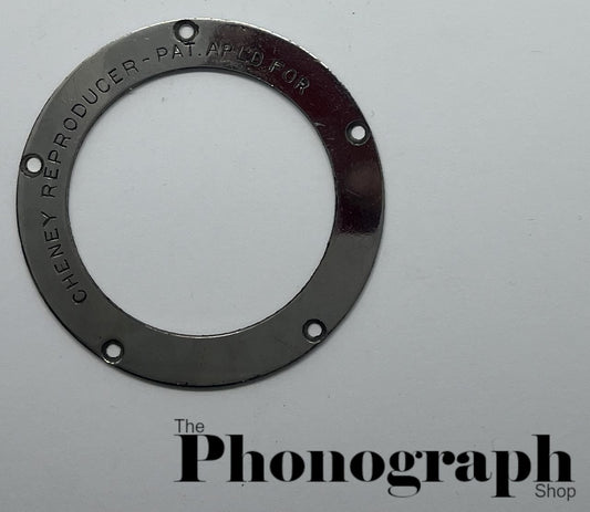 Cheney Reproducer Cap Patent Applied For "Certified Original" - Nickel (110ANG)
