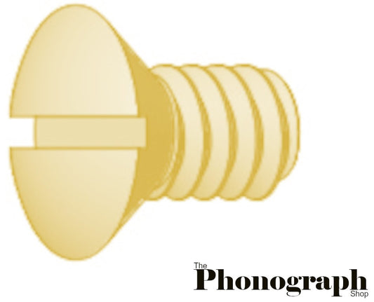 Cheney Reproducer Cap Screw - Gold "Certified Original" (111GP)