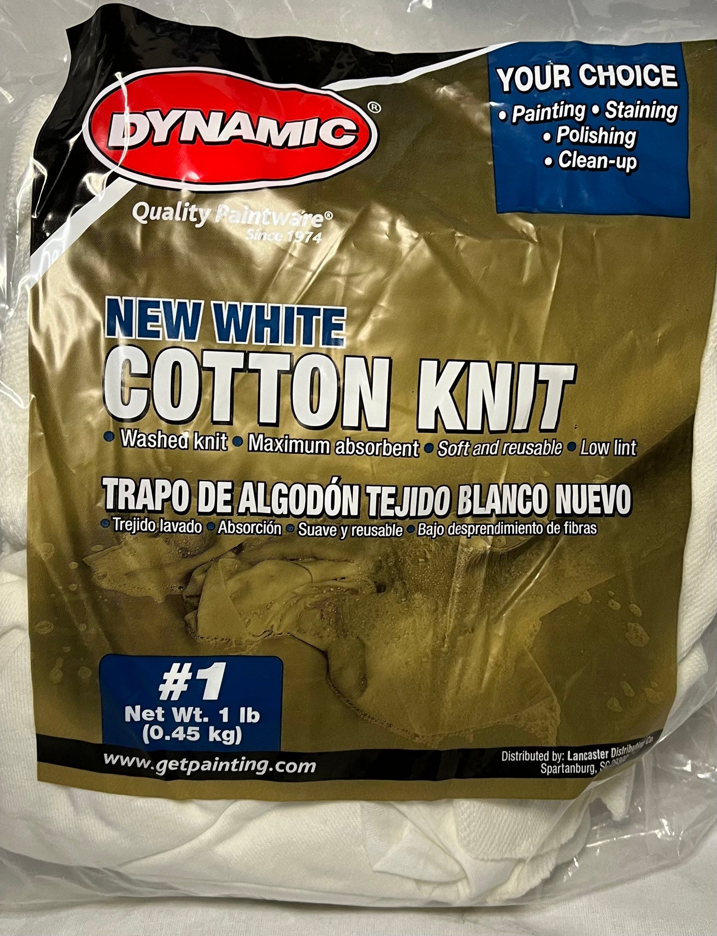 Cotton Knit Rags (low lint) (1 lb)