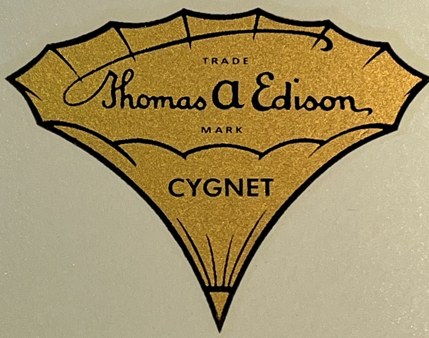 Edison Cygnet Trademark Decal 10006