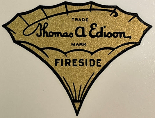 Edison Fireside Trademark Decal 10005