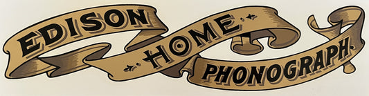 Edison Decal - Home Banner - Black