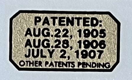Edison Decal - Patents